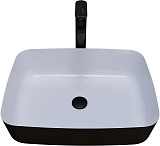 Grossman Раковина накладная Color 50.5 GR-4043BW черная